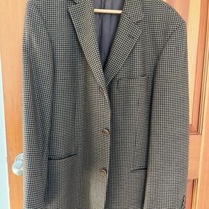 Hugo Boss Brown Houndstooth Jacket